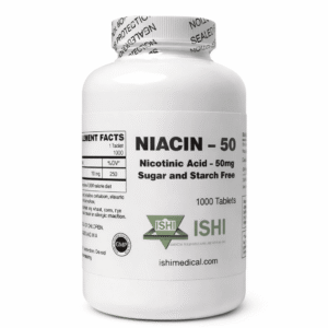 niacina 50 mg – 1000 tabletas